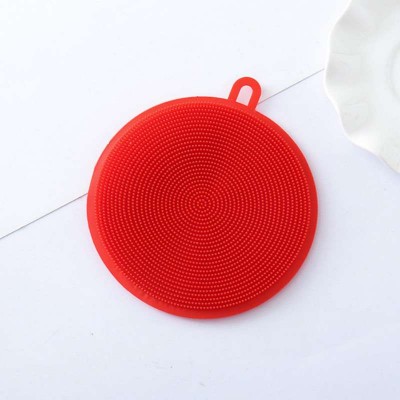 Silicone Dish Washing Brush Pot Pan Sponge Scrubber Silicone Scouring Pad Pot Pan Wash Brushes